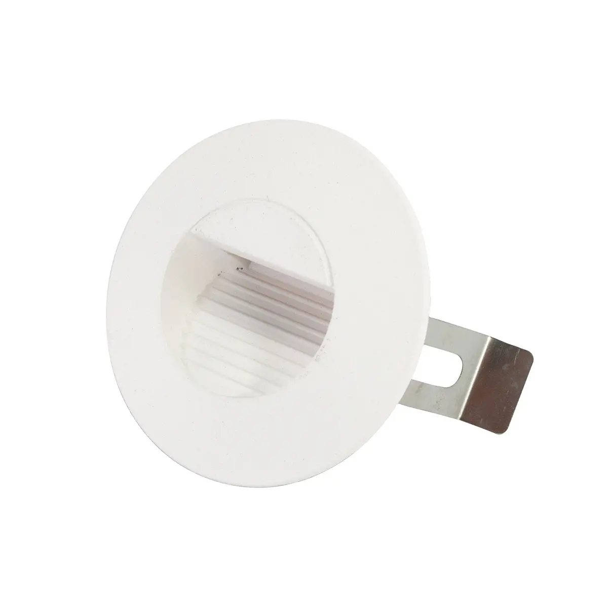 Empotrado Tishman Led Redondo Aluminio Blanco 3W 3000K - La Nueva Eléctrica 1
