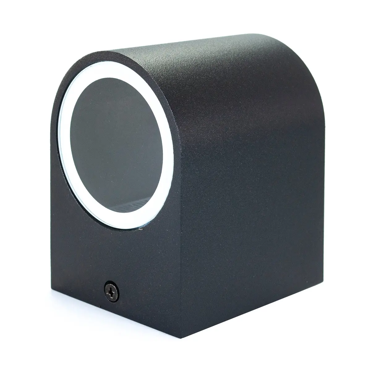 Arbotante Tishman Gu10 Aluminio Negro - La Nueva Eléctrica 1