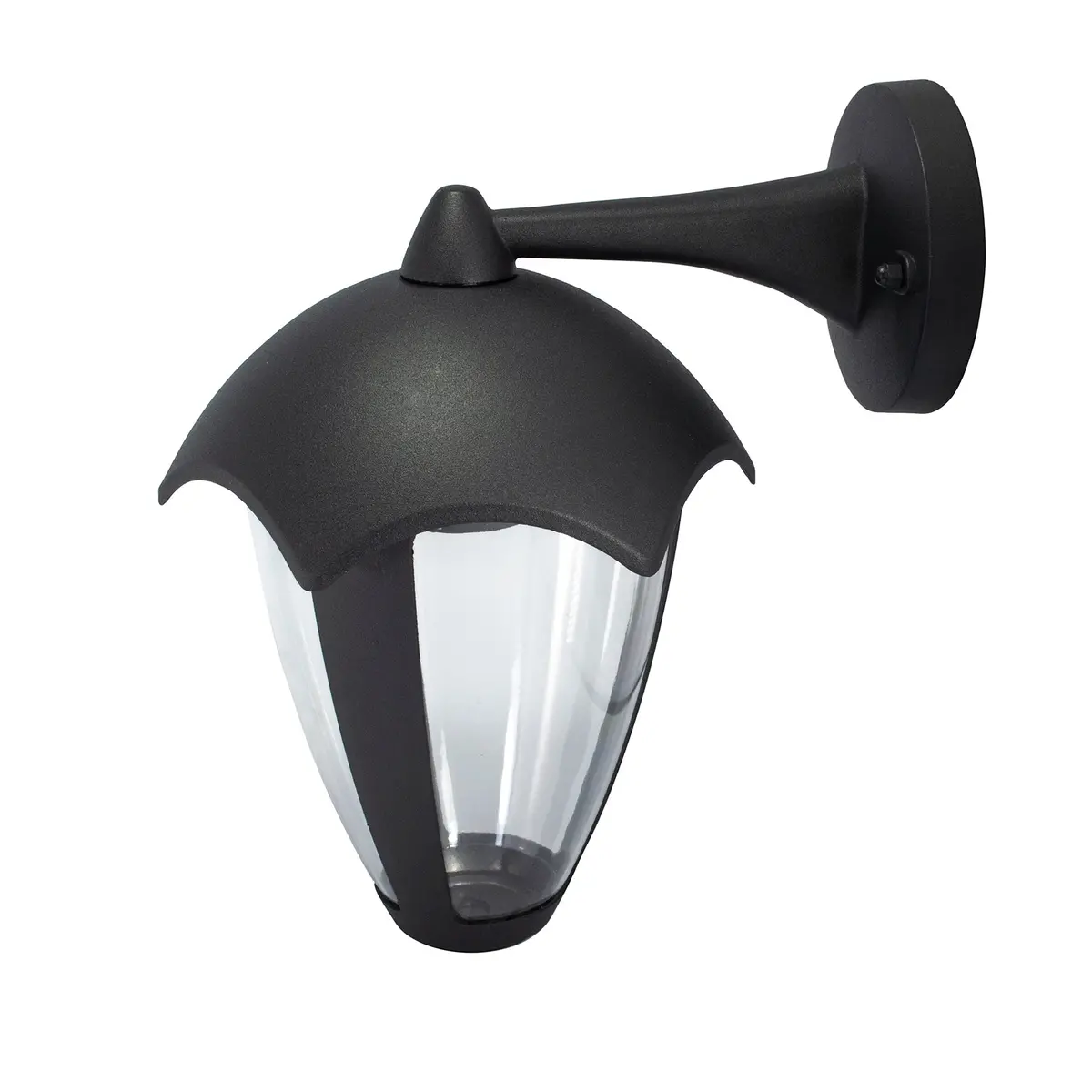 Farol Tishman Negro Base Superior E27 - La Nueva Eléctrica 1