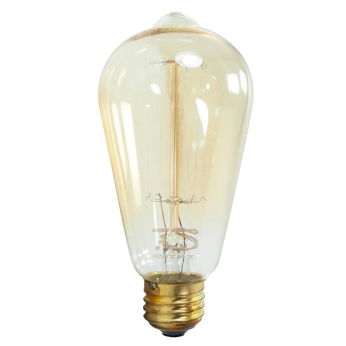Foco Techno Shine Vintage Pera 40W - La Nueva Eléctrica 1