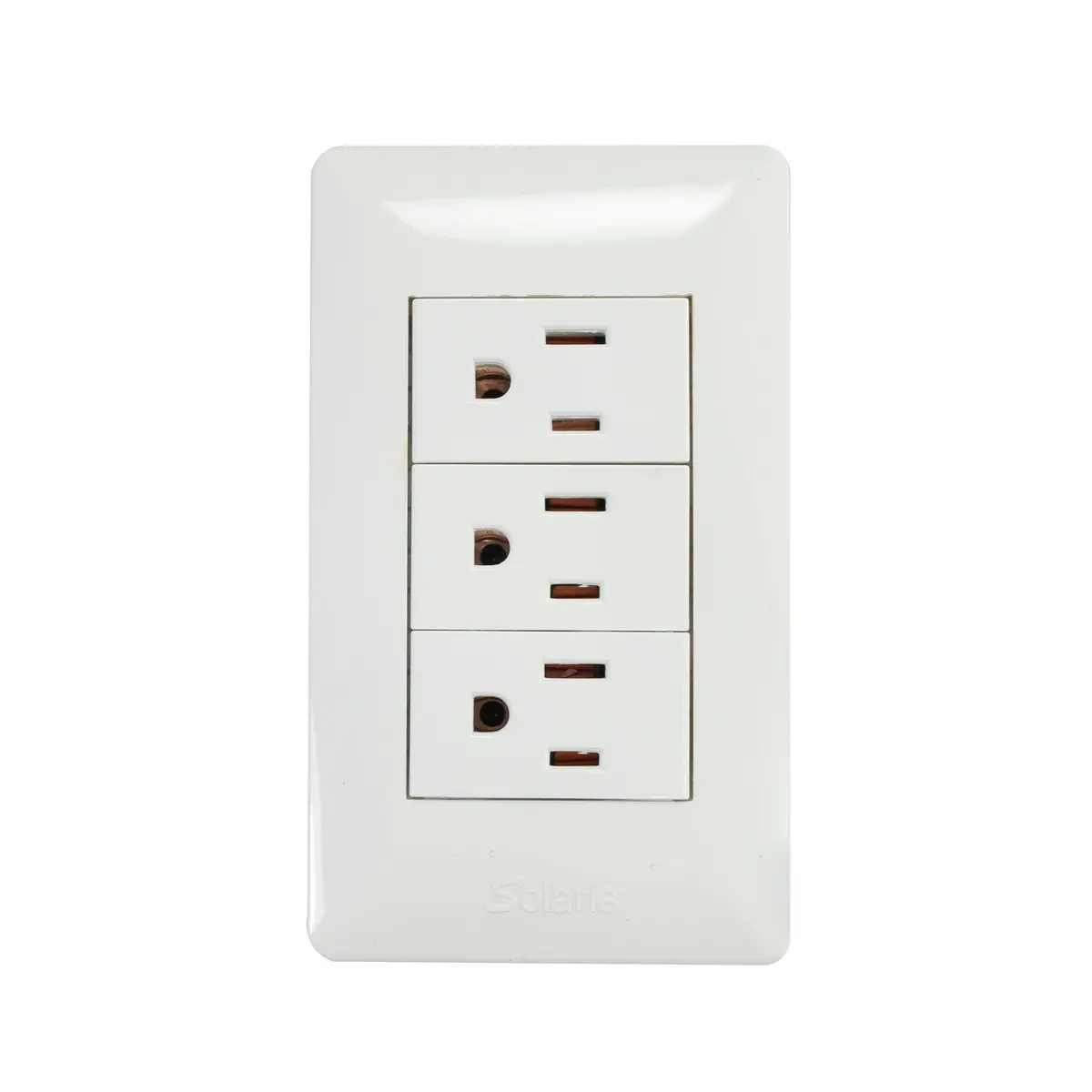 Placa Solaris Ultra C/3 Contactos - La Nueva Eléctrica 1