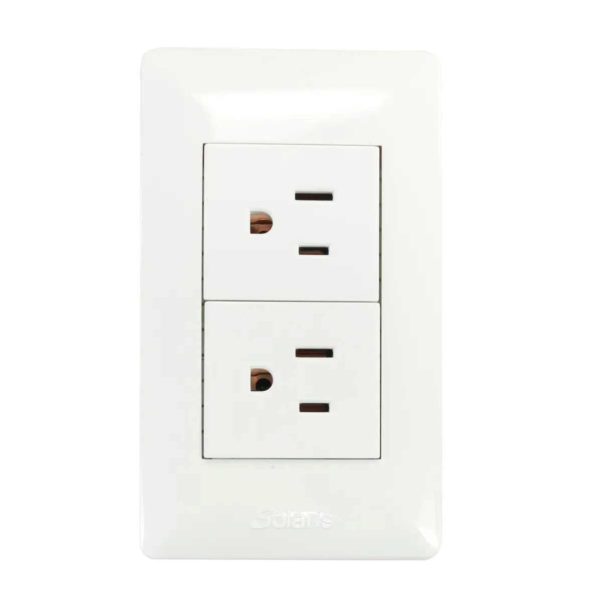 Placa Solaris Ultra C/2 Contactos - La Nueva Eléctrica 1