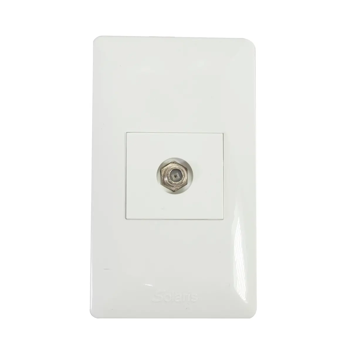 Placa Solaris Ultra Con Toma Coaxial - La Nueva Eléctrica 1