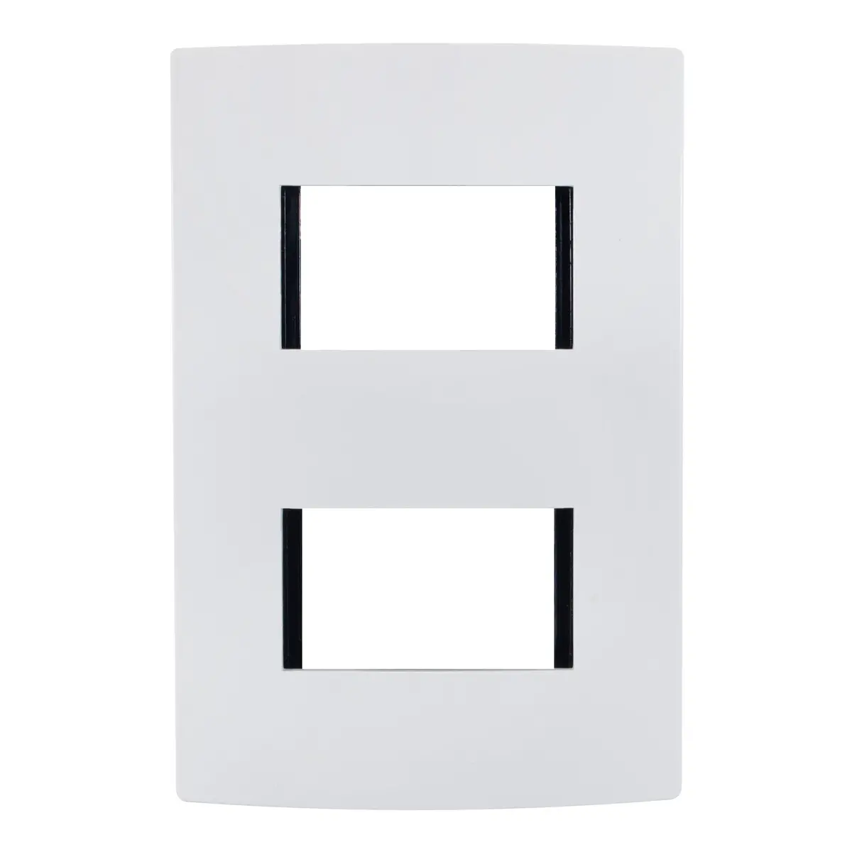 Placa Leviton Modular Ultra 2 Módulos Blanca - La Nueva Eléctrica 1