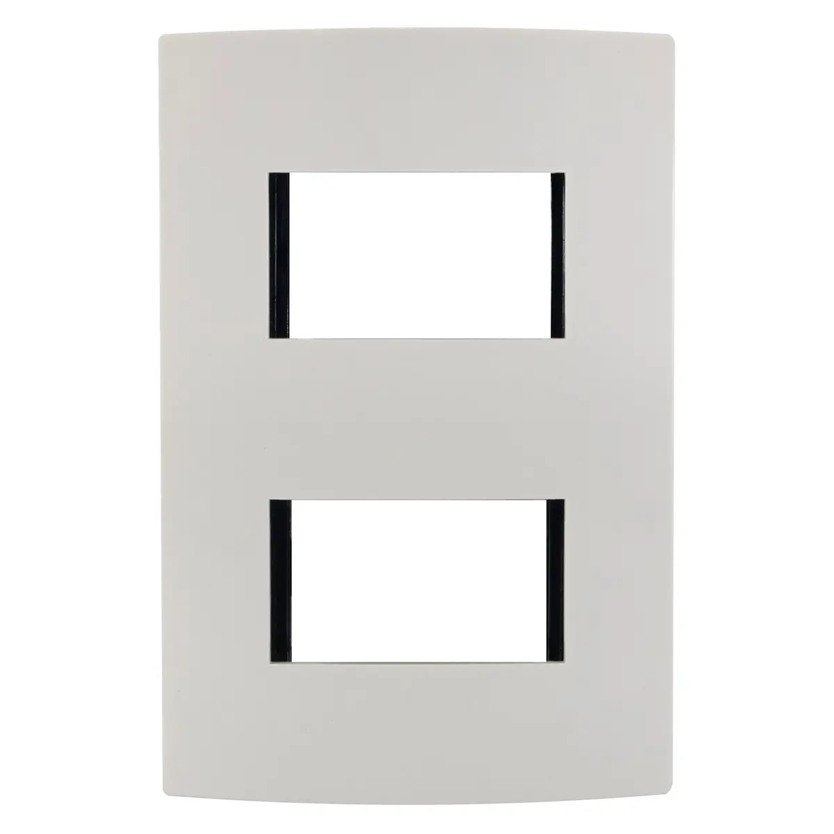 Placa Leviton Modular Ultra 2 Módulos Marfil - La Nueva Eléctrica 1