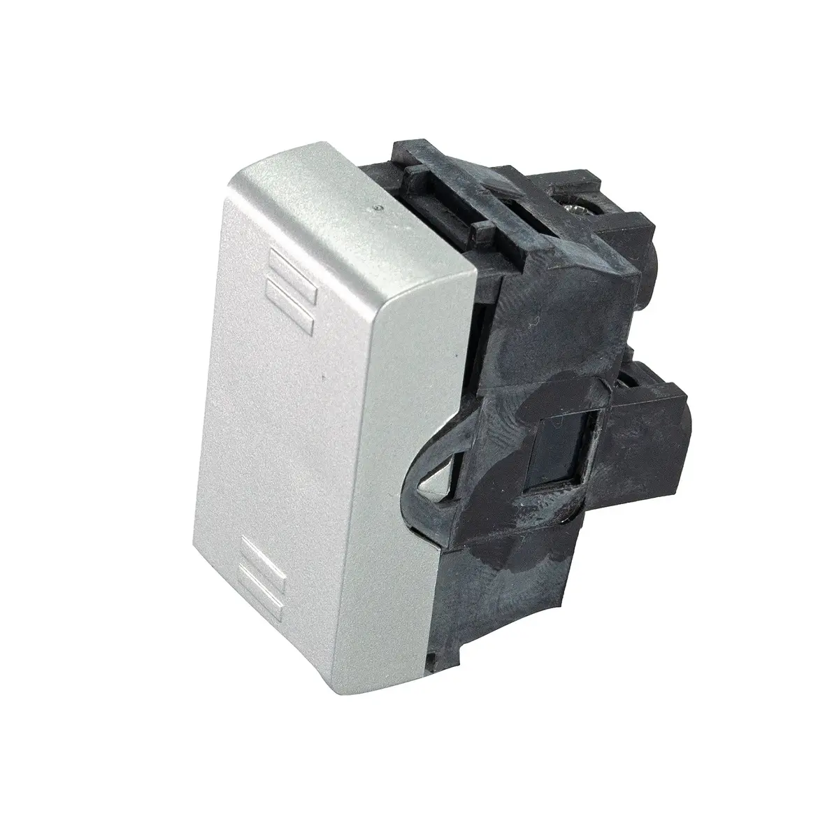 Apagador Leviton Modular Escalera Gris - La Nueva Eléctrica 1