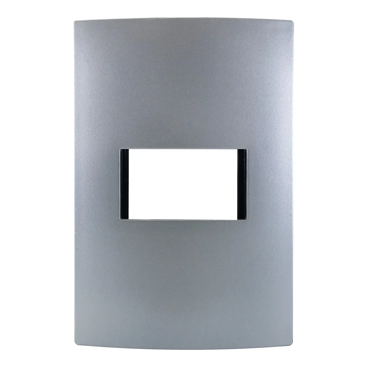 Placa Leviton Modular Ultra 1 Módulo Aluminio - La Nueva Eléctrica 1