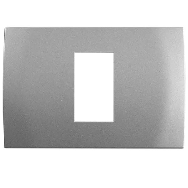 Placa Leviton Modular Ultra 1 Módulo Aluminio - La Nueva Eléctrica 2