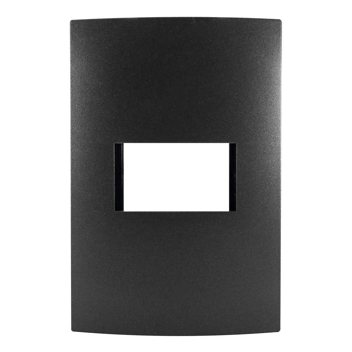 Placa Leviton Modular Ultra 1 Módulo Anodizado Oscuro - La Nueva Eléctrica 1