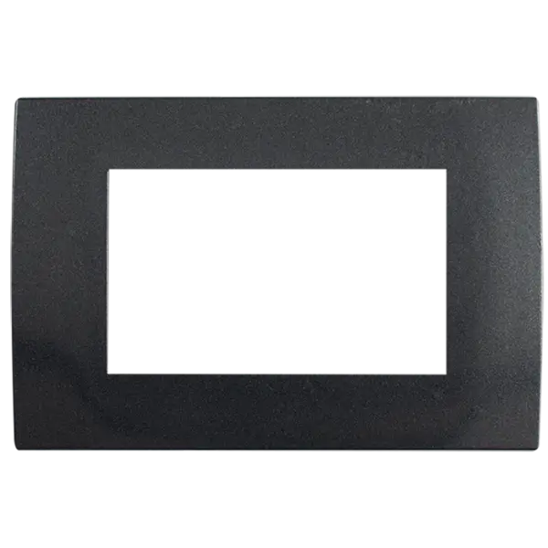 Placa Leviton Modular Ultra 3 Módulos Grafito - La Nueva Eléctrica 1