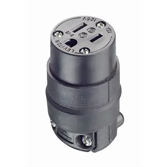 Contacto Leviton Hule 2P3h 15A-125V Nema 5-15R - La Nueva Eléctrica 1