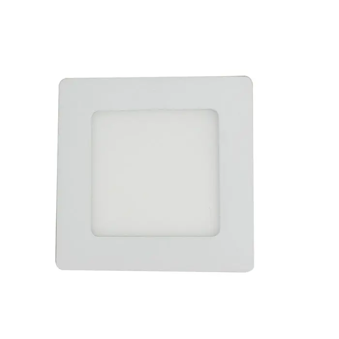 Luminario Sanelec Led 6W Sobreponer Cuadrado Cálido - La Nueva Eléctrica 1
