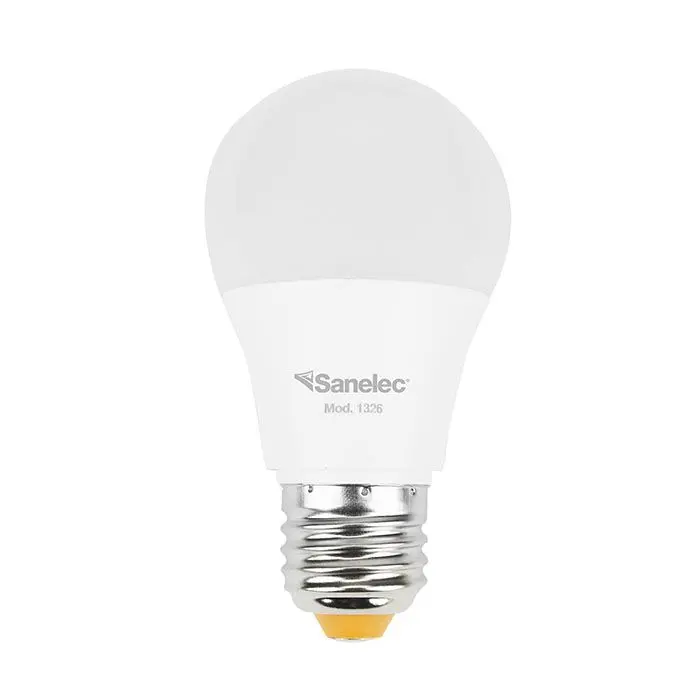 Foco Sanelec Bulbo Led 9 W 100-240 3000K . - La Nueva Eléctrica 1