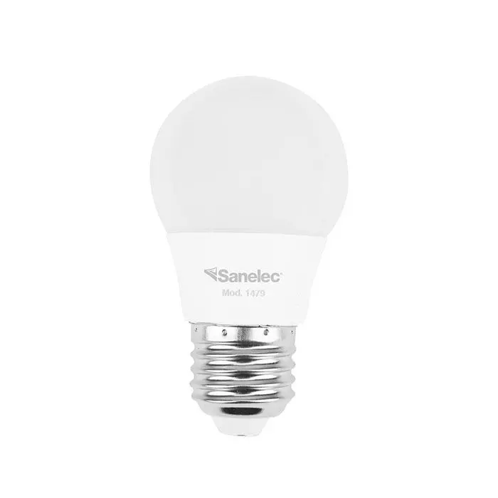 Foco Sanelec Bulbo Led 6W 100-240 6500K - La Nueva Eléctrica 1