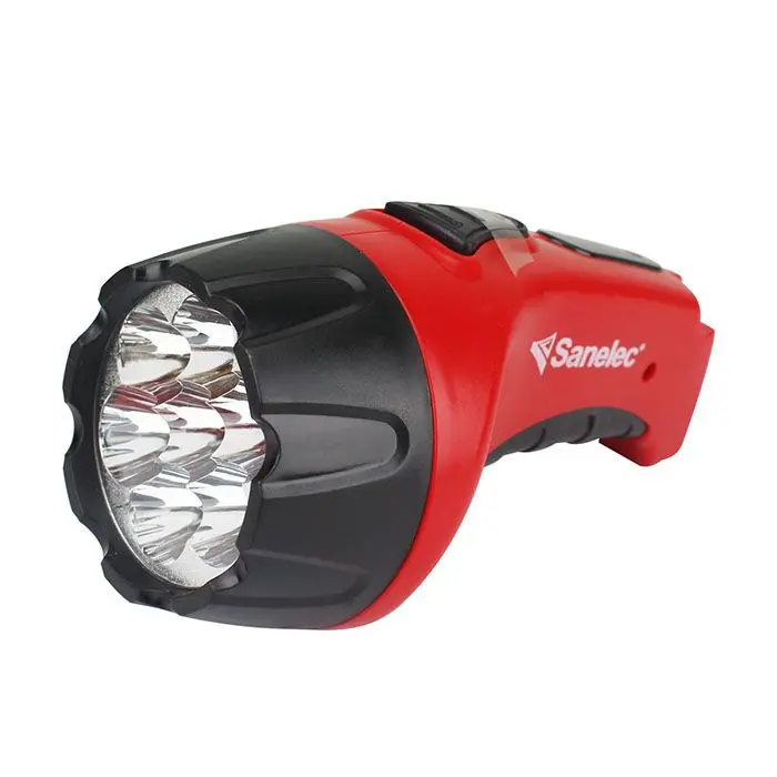 Linterna Sanelec Recargable 7 Leds Roja - La Nueva Eléctrica 1