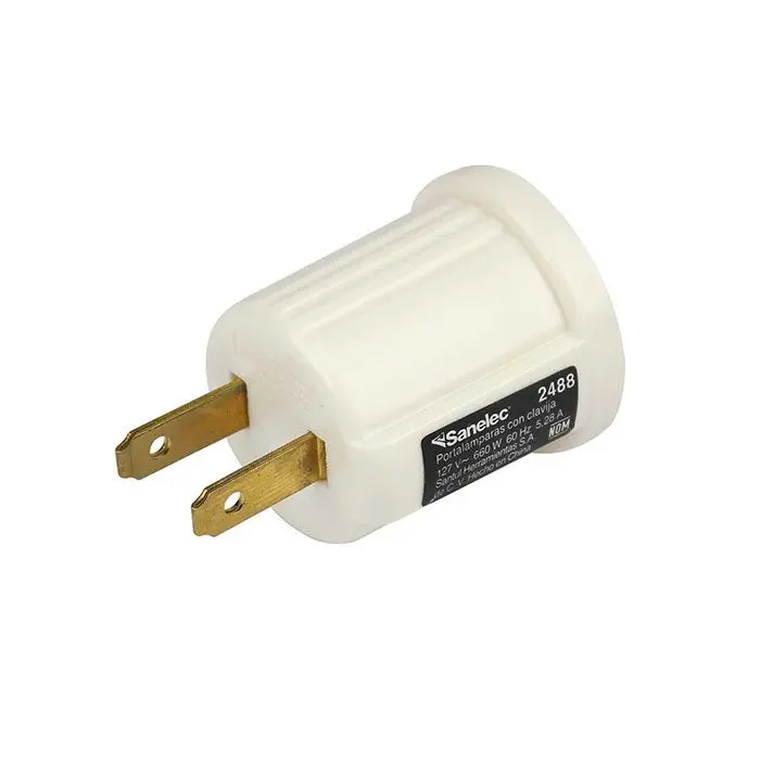 Soquet Sanelec Con Clavija Baquelita - La Nueva Eléctrica 1