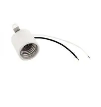 Soquet Kley Porcelana Escuadra Candil Con Cables - La Nueva Eléctrica 1
