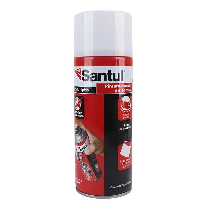 Pintura Santul Aerosol Blanco Mate 300 Ml - La Nueva Eléctrica 1