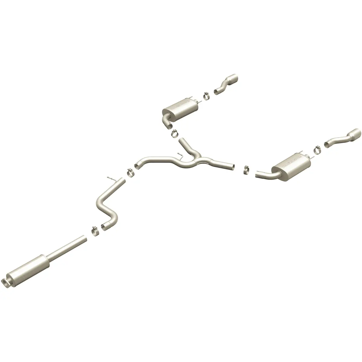 Magnaflow 2006-2009 Chevrolet Impala Ss 5.3L Street Series Cat-Back Performance Exhaust System 16707 1