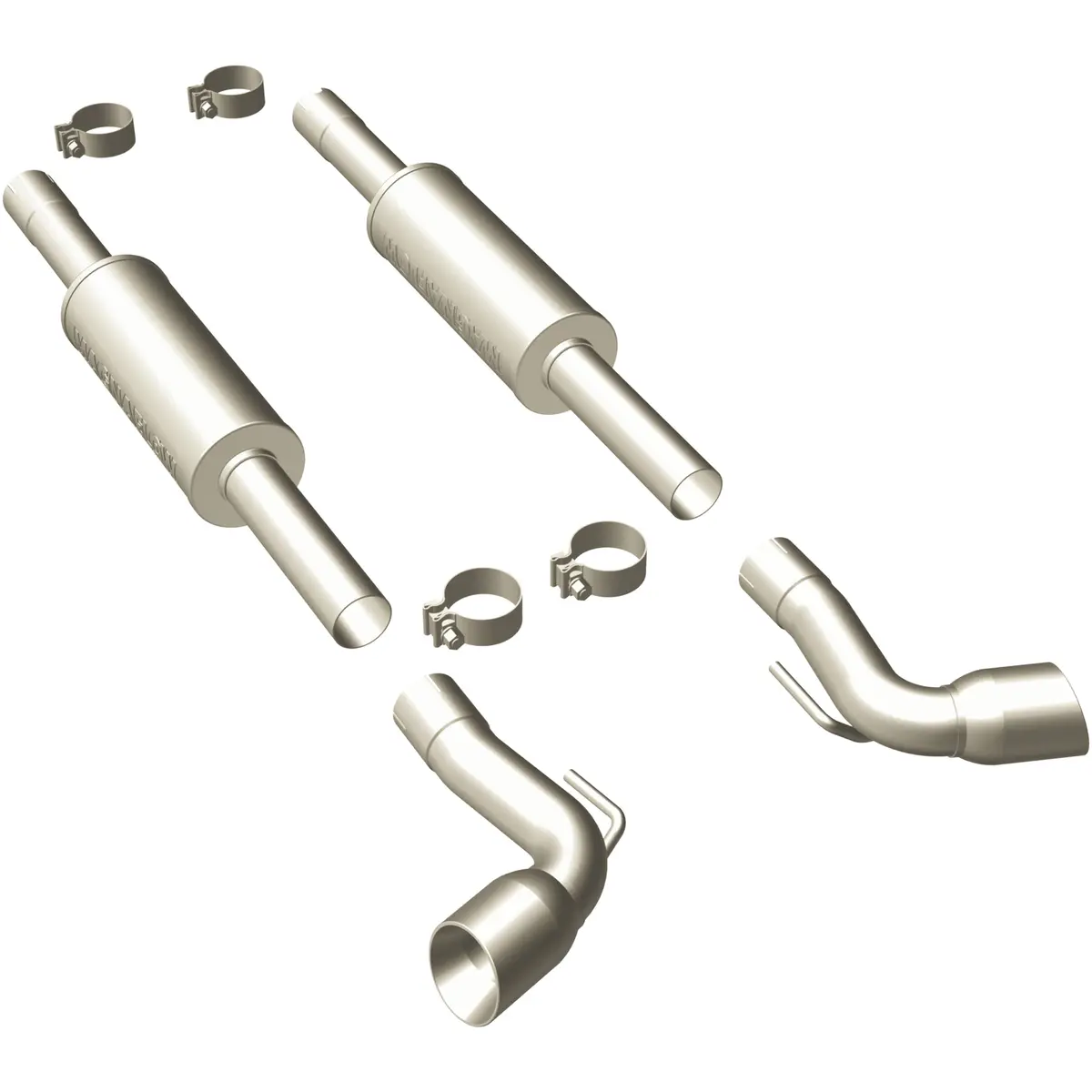 Magnaflow 2003-2006 Dodge Viper 8.3L | 2008-2010 Dodge Viper Srt-10 8.4L Street Series Cat-Back Performance Exhaust System 16863 1